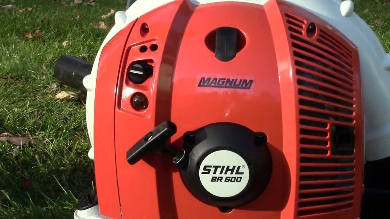 Stihl blower serial number location