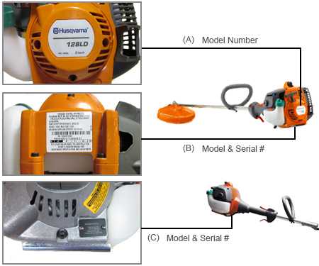 Stihl blower serial number location